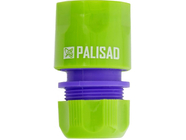Соединитель пластмассовый быстросъемный для шланга 1/2" Palisad (66135)