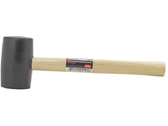 Киянка резиновая с деревянной ручкой (454г, Ø55мм) Forsage F-1803160