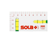 Уровень 95мм 2 глазка акриловый R102 Sola (01616142)