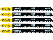 Полотна для электролобзика по дереву L100мм (5шт) Yato YT-3410
