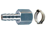 Переходник 1/4"F x елочка 8мм с обжимным кольцом Fubag (180251 B)