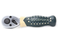 Трещотка реверсивная короткая с резиновой ручкой 1/2" 72зуб. Rock Force RF-802419