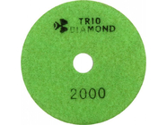 Алмазный гибкий шлифовально-полировальный круг 2000 "Черепашка" мокрая шлифовка 100мм Trio-Diamond 342000