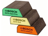 Набор губок абразивных 3шт трапецевидные Bosch (2608621252)