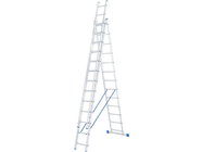 Лестница алюминиевая трехсекционная 13 ступеней Сибртех (97823)