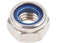 Гайка М6 со стопорным кольцом нерж.сталь (А2) DIN 985 10шт Starfix (SMZ1-45459-10)