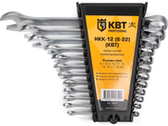 Набор гаечных комбинированных ключей НКК-12 (6-22) серии Professional KBT (78367)