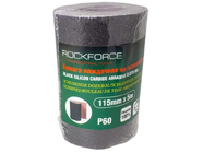 Бумага наждачная на тканевой основе 115ммх5м P60 RockForce RF-FB260C