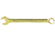 Ключ комбинированный 14мм желтый цинк Сибртех (14980)