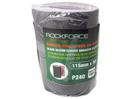 Бумага наждачная на тканевой основе 115ммх5м P240 RockForce RF-FB2240C