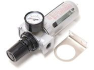 Фильтр влагоотделитель c индикатором давления для пневмосистемы 1/4" Rock Force RF-AFR802