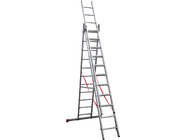 Лестница трехсекционная алюминиевая 980см 23.2кг Новая Высота NV323 (3230314)
