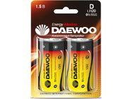Батарейка D LR20 1,5V alkaline BL-2шт Daewoo Energy (4690601030429)