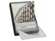 Набор из 10 свёрл по металлу Robust Line HSS-G 1-10мм Bosch (2607010535)