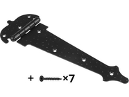 Петля-стрела фигурная 250мм черная матовая Starfix (SMP-67028-1)