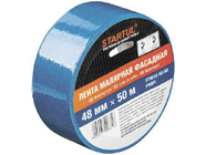 Лента малярная фасадная 48ммх50м синяя Startul PROFI (ST9033-50-50)