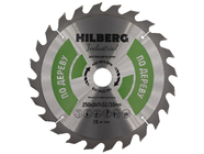 Диск пильный по дереву 250х24Tx32/30мм Hilberg Industrial HW253