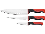 Набор ножей поварских "SILVER TEFLON" 200/160/80мм 3шт тефлоновое покрытие Matrix Kitchen (79148)