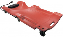Лежак пластиковый подкатной на 6-ти колесах с фонарем на гибком удлинителе Rock Force RF-TRH6802-1