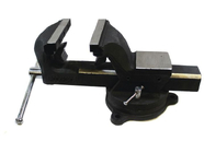 Тиски стальные поворотные с наковальней и съемными губками+захват для труб 7'' RockForce RF-6540607