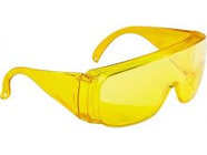 Очки защитные открытого типа желтые Сибртех (89157)