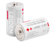 Батарейка D LR20 1.5V alkaline 2шт Leiden Electric (808005)