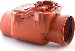 Обратный клапан для наружной канализации 110 РосТурПласт (Клапан обратный 110, гарантия 5 лет) (11639)