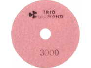 Алмазный гибкий шлифовально-полировальный круг 3000 "Черепашка" мокрая шлифовка 100мм Trio-Diamond 343000