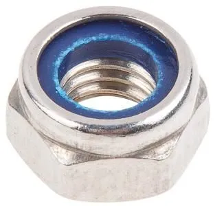 Гайка М12 со стопорным кольцом нерж.сталь (А2) DIN 985 50шт STARFIX