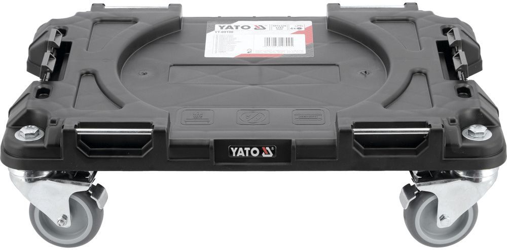 Тележка платформенная пластмассовая для системы ящиков сегментных P05 S12 Yato YT-09190