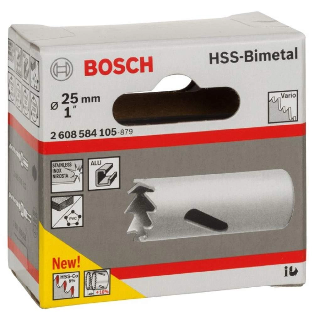 Биметаллическая коронка 25мм Bosch STANDARD (2.608.584.105)