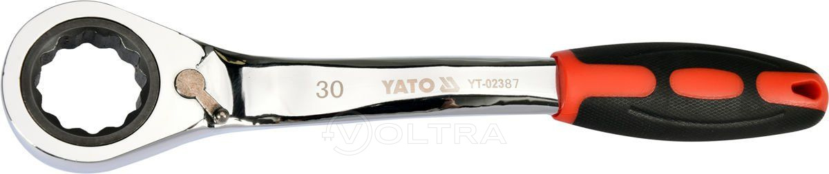 Ключ накидной с трещоткой 30мм Yato (YT-02387)