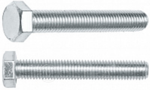 Болт М8х20 мм шестигр., цинк, кл.пр. 5.8, DIN 933 (20 кг.) Starfix (SM-15473-20)