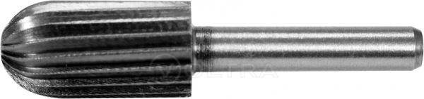 Шарошка металлическая цилиндрическая с закруглением для обработки металла 13мм Yato YT-61715
