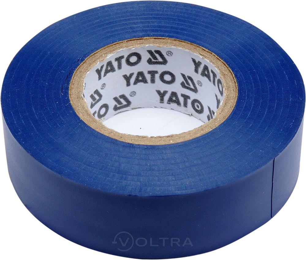 Изолента ПВХ 19мм х 20м х 0.13мм (синяя) Yato YT-81651
