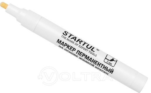 Маркер на основе жидкой краски Startul Profi белый (ST4360-01)