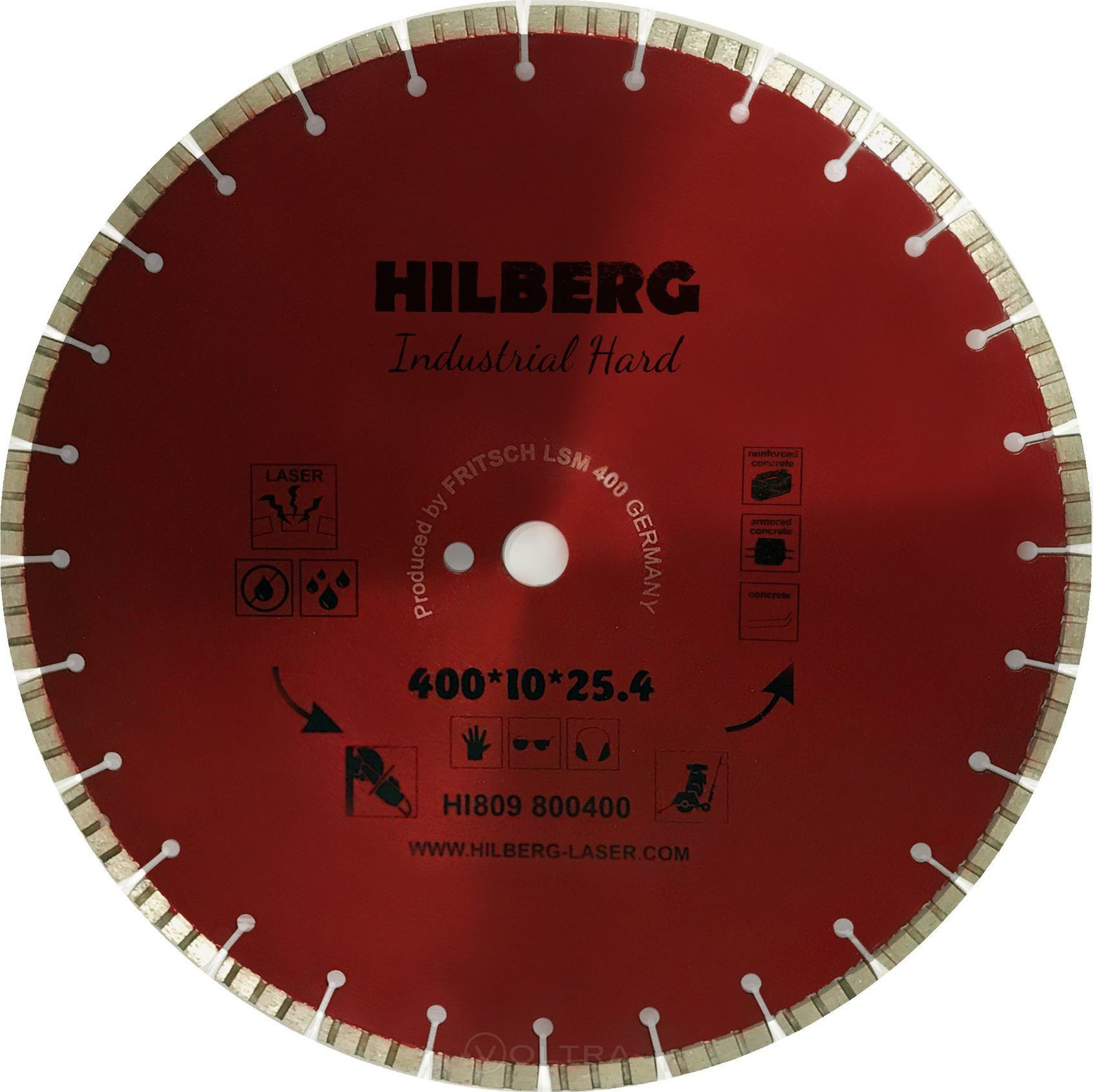 Диск алмазный 400 Hilberg Industrial Hard HI809