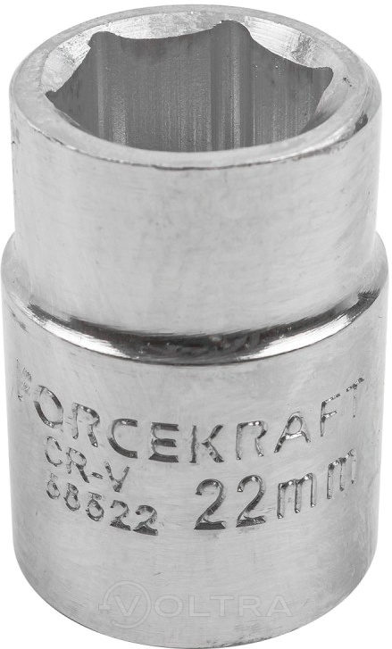 Головка 22мм 3/4" 6гр. ForceKraft FK-56522