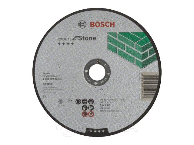 Круг отрезной 180х3.0x22.2 мм для камня Expert BOSCH (2608600323)
