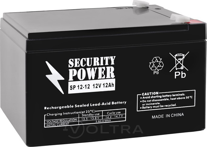 Аккумуляторная батарея Security Power F1 12V/12Ah (SP 12-12)