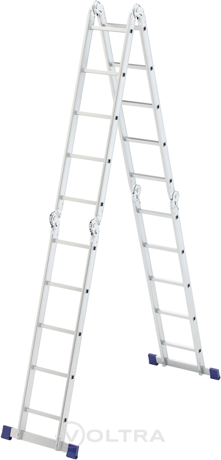Лестница шарнирная алюминиевая 20 ступеней Сибртех (97883)