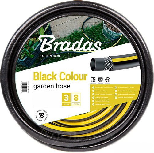 Шланг поливочный 3/4" 25м Bradas Black Colour (WBC3/425)