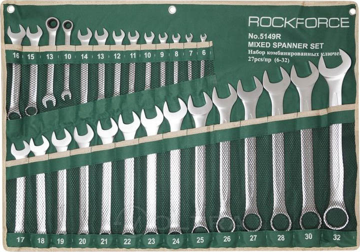 Набор ключей комбинированных 27пр RockForce RF-5149R
