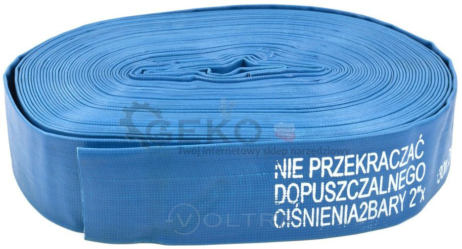 Напорный рукав ПВХ 1" 30м (синий) Geko G70013