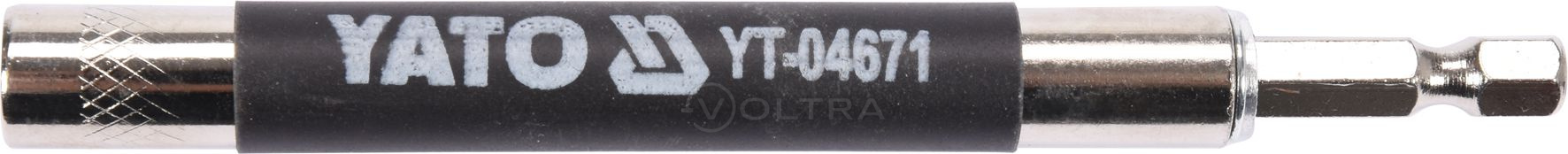Держатель магнитный 120мм для бит 1/4" Yato YT-04671