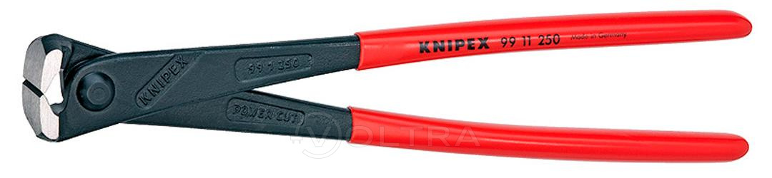 Клещи вязальные особой мощности 300мм 61 HRC 25мм чёрные обливные рукоятки Knipex (9911300)
