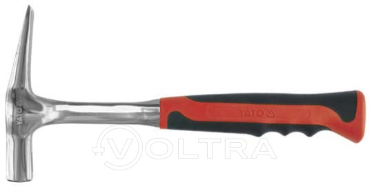 Молоток каменщика 0.6кг с металлической ручкой Yato YT-4573
