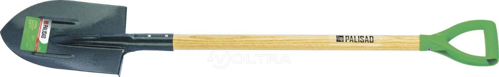 Лопата штыковая 210х290х1150мм деревянный лакированный черенок Palisad (61386)