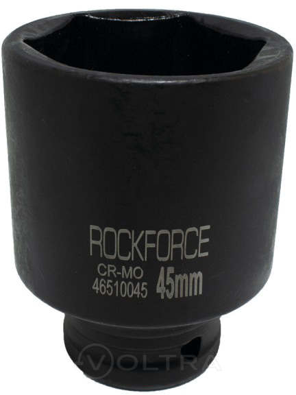 Головка ударная глубокая 45мм 6гр. 3/4" Rock Force RF-46510045