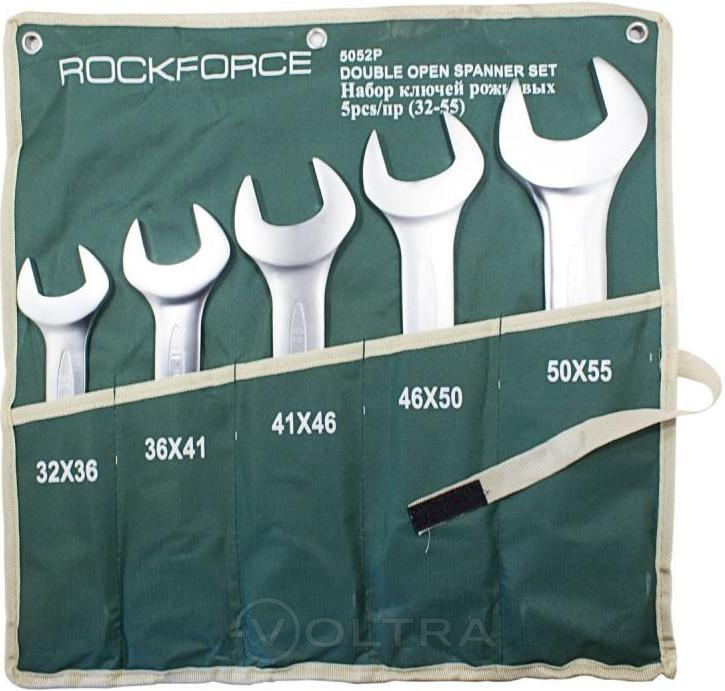 Набор ключей рожковых 5пр. Rock Force RF-5052P